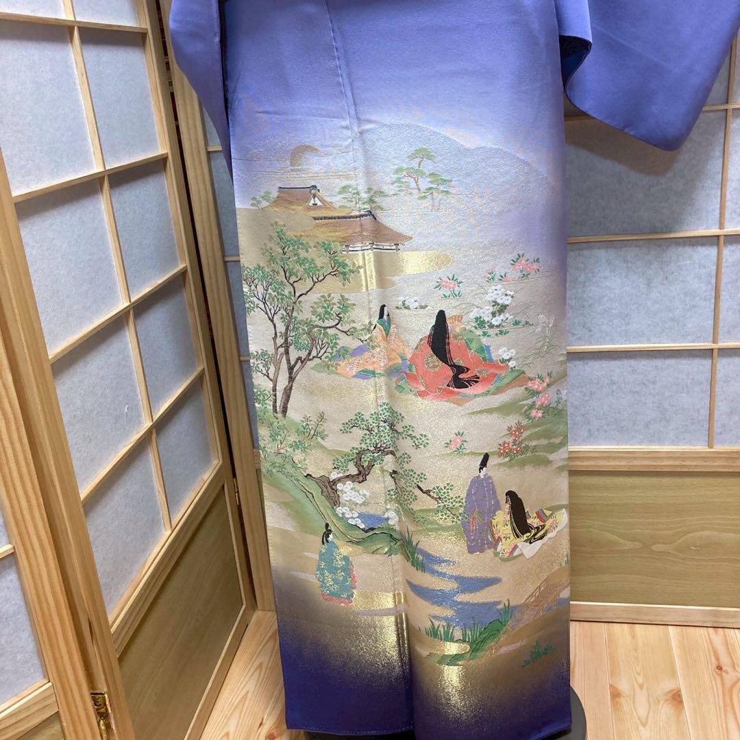 3939# Japanese Tomesode Kimono Vintage Womens Silk Fabric Robe Kimono only sold