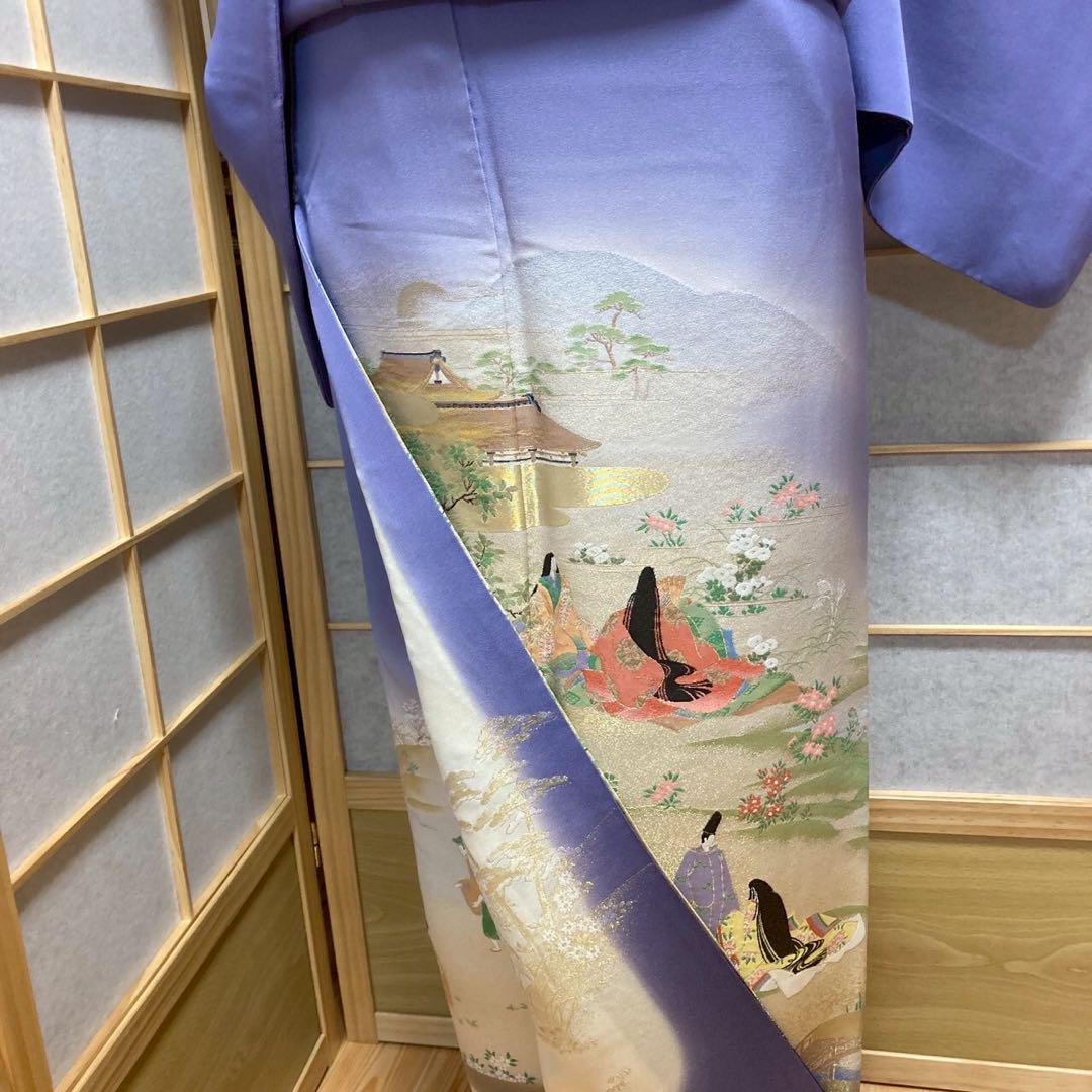 3939# Japanese Tomesode Kimono Vintage Womens Silk Fabric Robe Kimono only sold