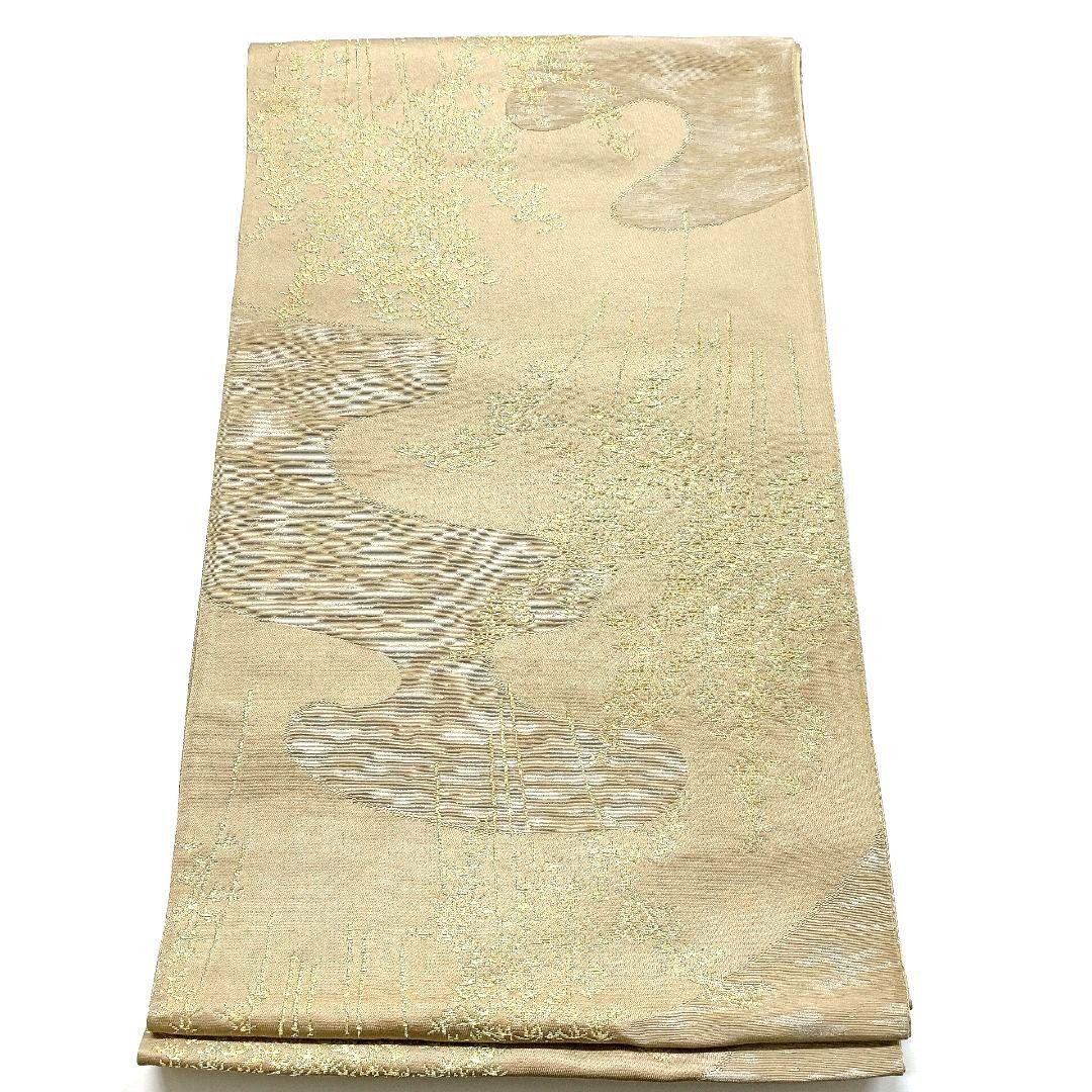 3259# Japanese Vintage Fukuro Obi Belt Kimono Fabric Silk Traditional Untailored