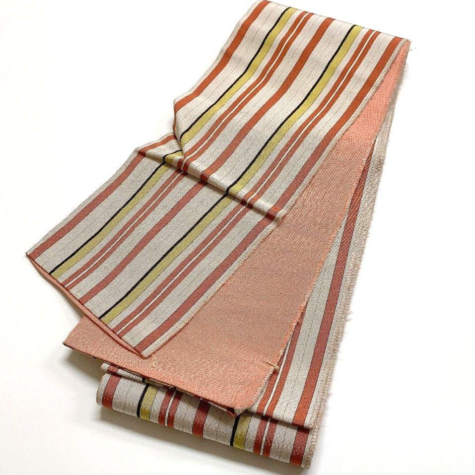 2608# Japanese Vintage Hanhaba Obi Belt Kimono Fabric Yukata Women's Traditional
