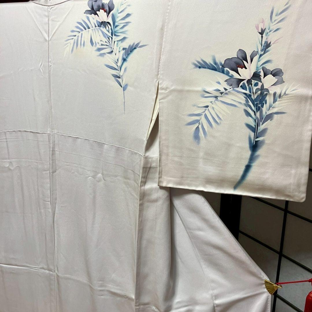 5163# Japanese Kimono Vintage Fabric Pure Silk Robe Women's Traditional
