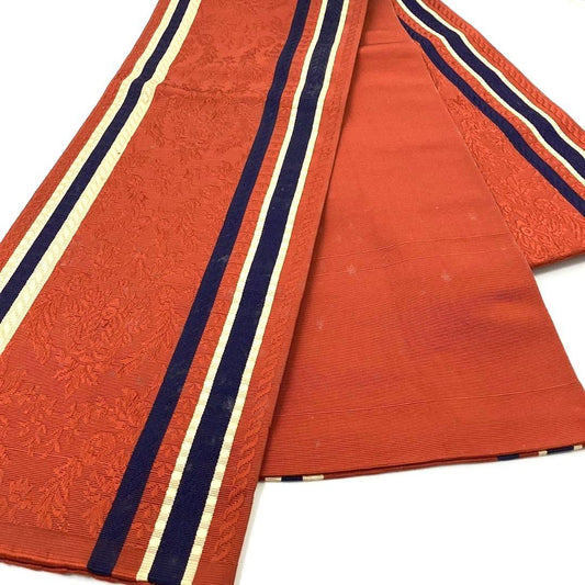 2384# Japanese Vintage Hanhaba Obi Belt Kimono Fabric Yukata Women's Traditional