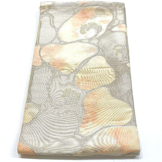3838# Japanese Vintage Fukuro Obi Belt Kimono Fabric Silk Traditional