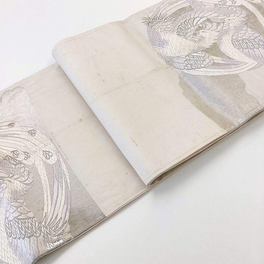 4908# Japanese Vintage Fukuro Obi Belt Kimono Fabric Silk Traditional
