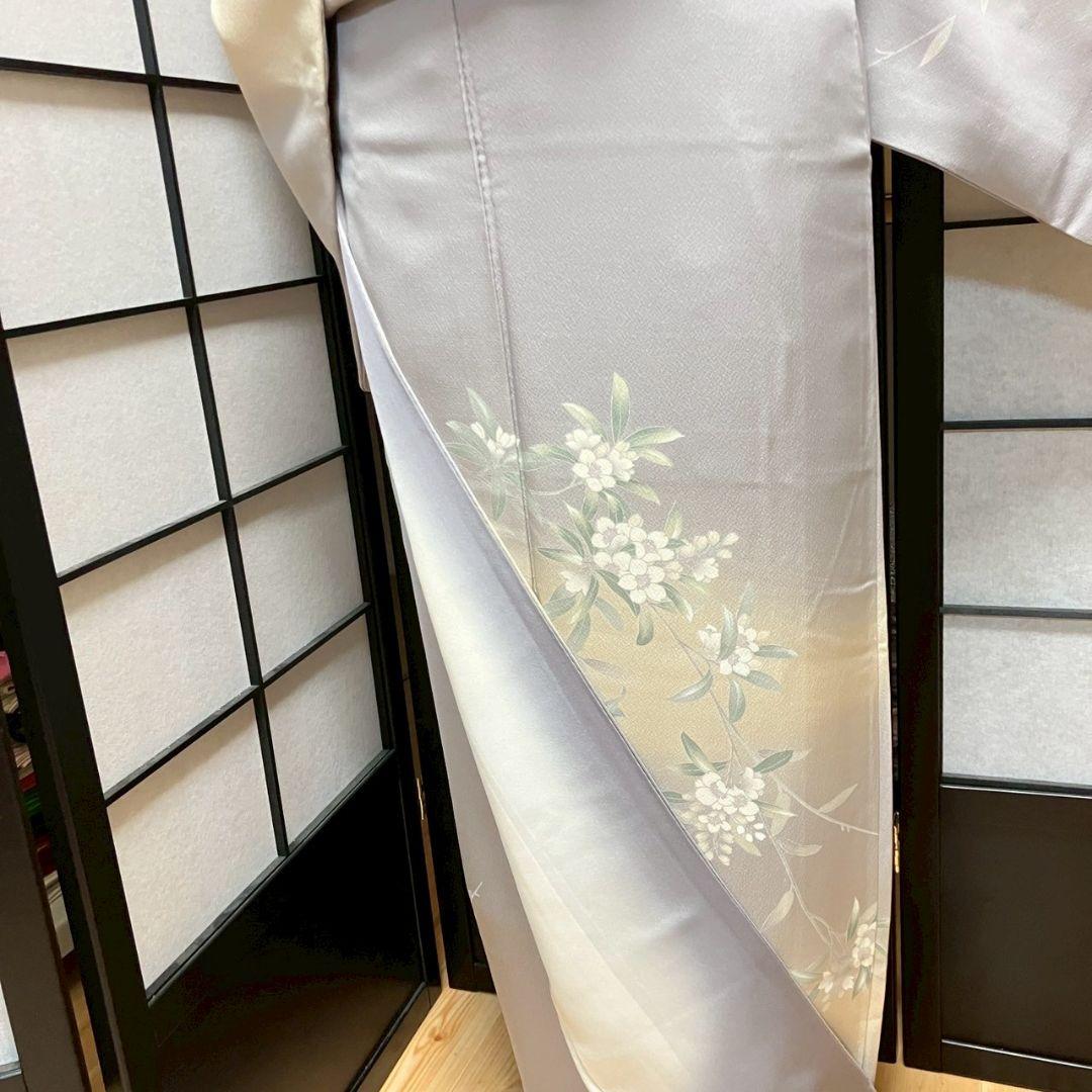 4386# Japanese Kimono Vintage Womens Silk Fabric Robe Kimono only sold