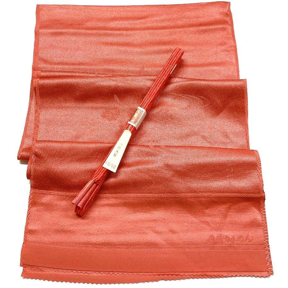 4579# Japanese Kimono Accessory Vintage Obiage and Obijime 2-piece Set Silk