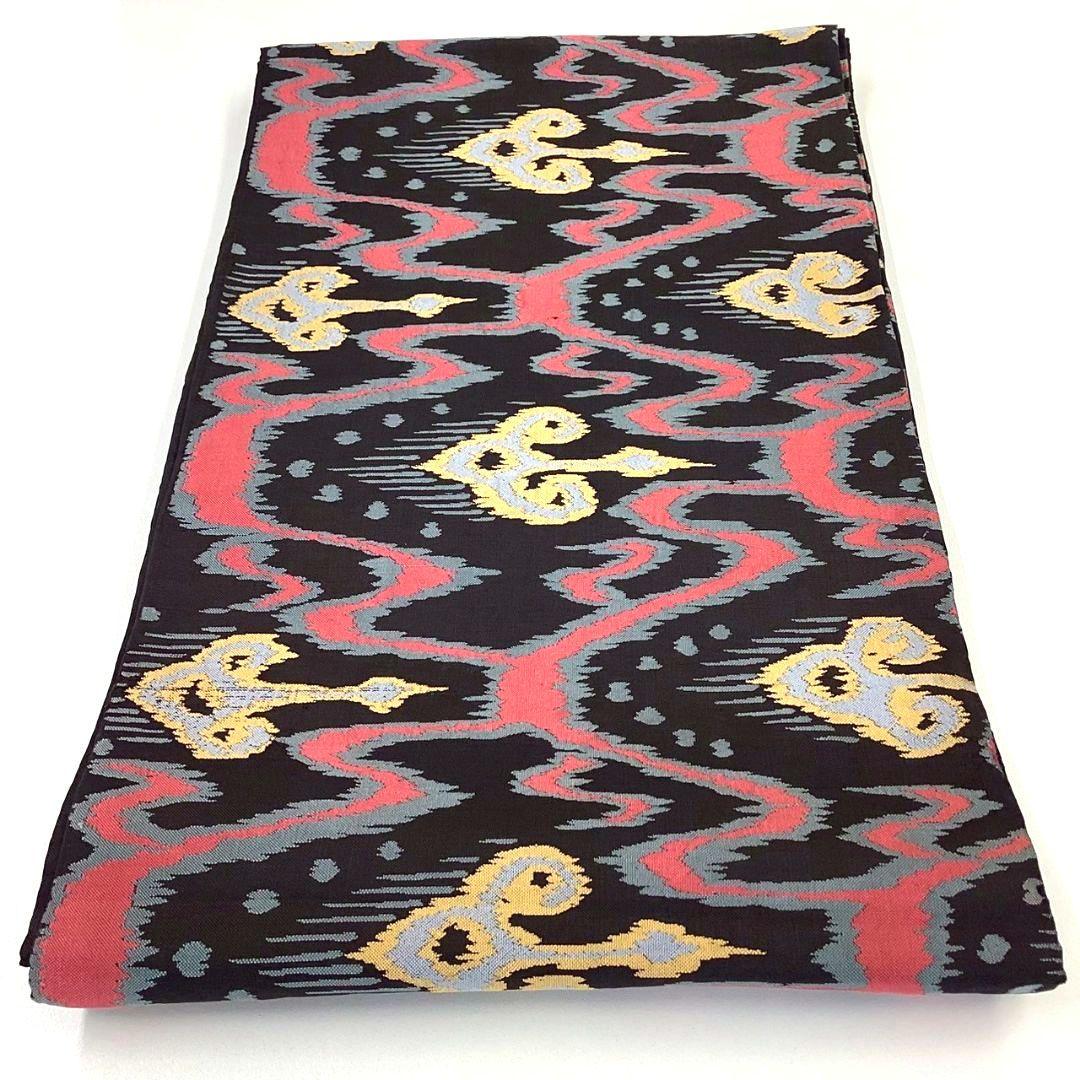 4301# Japanese Vintage Fukuro Obi Belt Kimono Fabric Silk Traditional Untailored