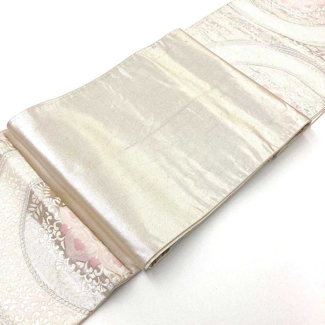 4275# Japanese Vintage Fukuro Obi Belt Kimono Fabric Silk Traditional Untailored