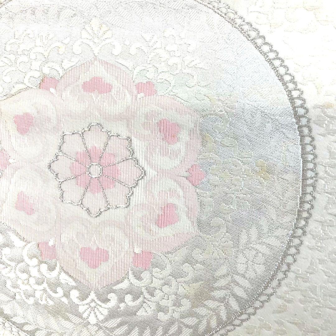 4275# Japanese Vintage Fukuro Obi Belt Kimono Fabric Silk Traditional Untailored