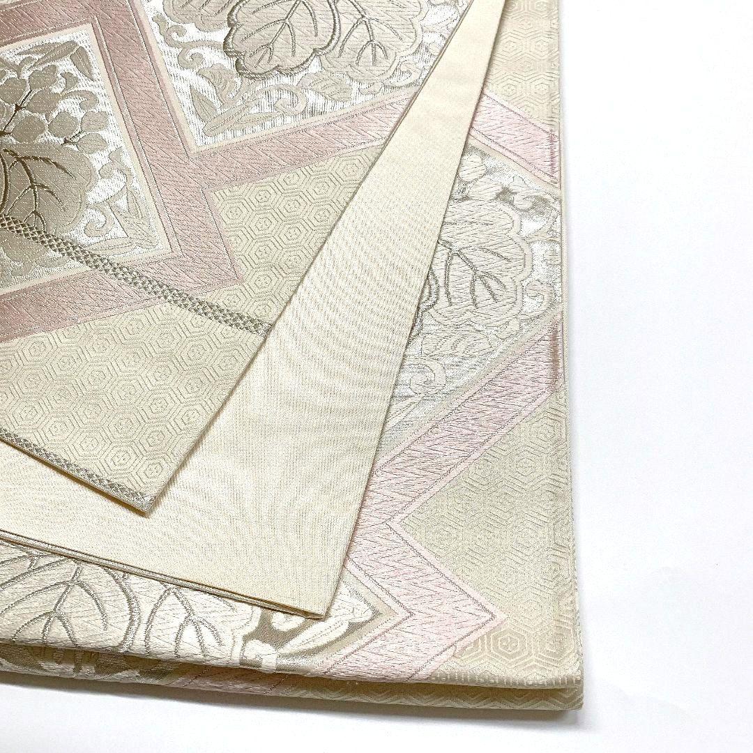 4116# Japanese Vintage Fukuro Obi Belt Kimono Fabric Silk Traditional