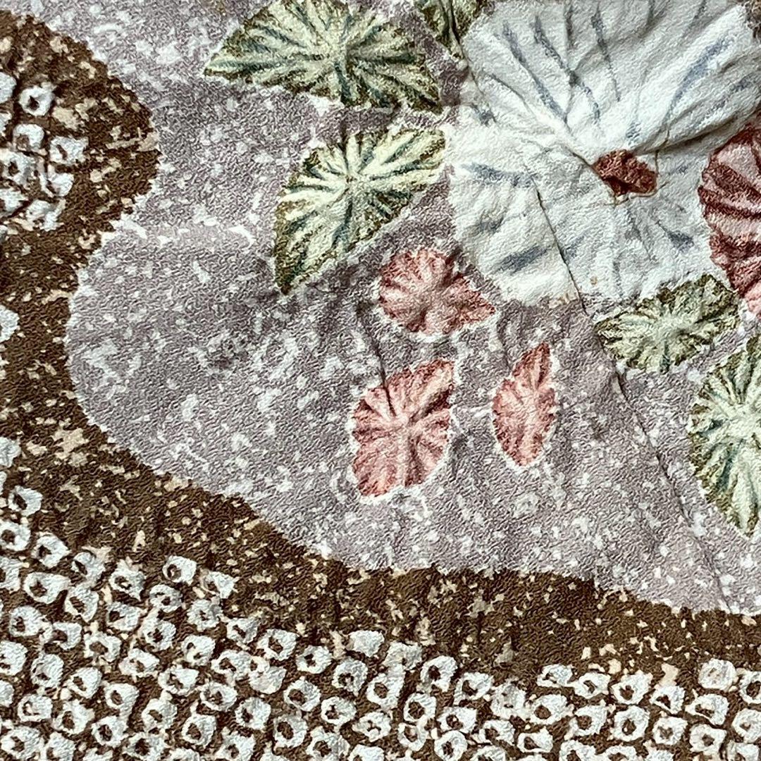 5794# Japanese Kimono Vintage Womens Silk Fabric Robe Kimono only sold Shibori