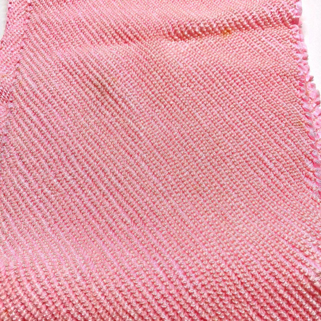 4200# Japanese Kimono Accessory Obiage and Obijime 2-piece Set Silk Shibori