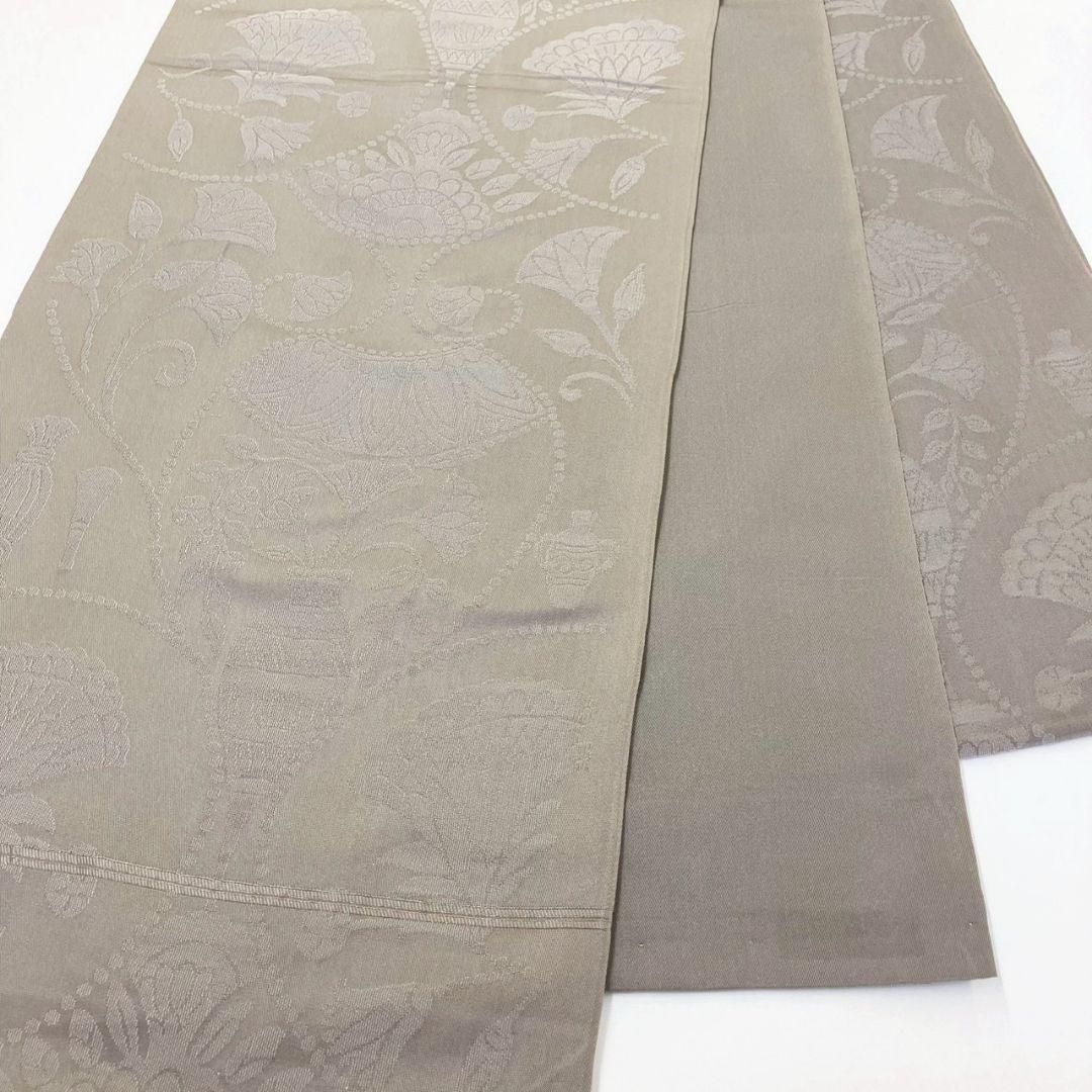 3594# Japanese Vintage Fukuro Obi Belt Kimono Fabric Silk Traditional Untailored