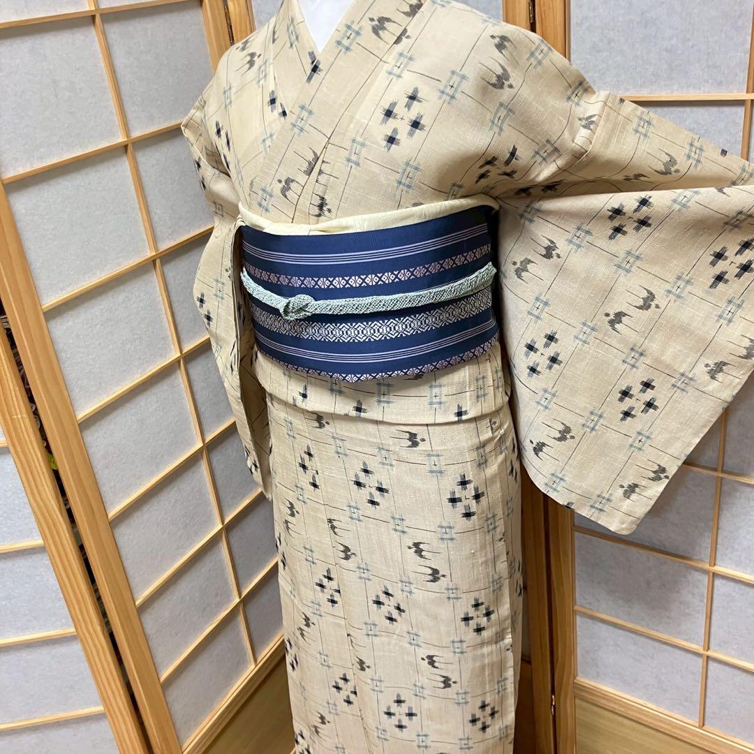 5476# Japanese Kimono only sold Vintage Womens Silk Fabric Robe Summer kimono