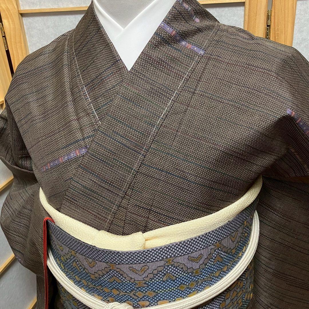 8094# Japanese Kimono Vintage Womens Silk Pongee Fabric Robe Kimono only sold