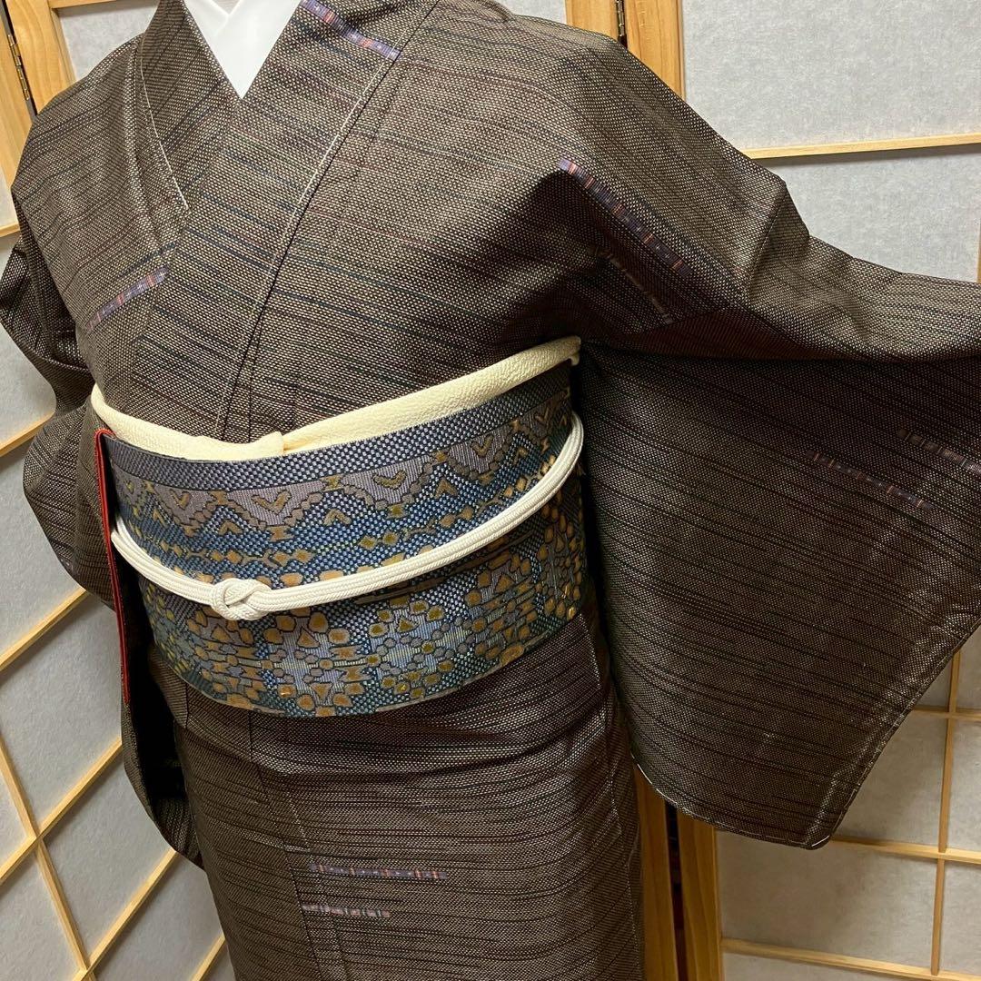 8094# Japanese Kimono Vintage Womens Silk Pongee Fabric Robe Kimono only sold