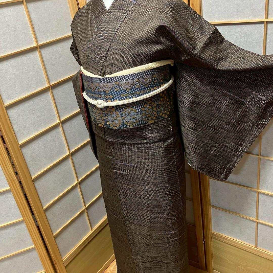 8094# Japanese Kimono Vintage Womens Silk Pongee Fabric Robe Kimono only sold