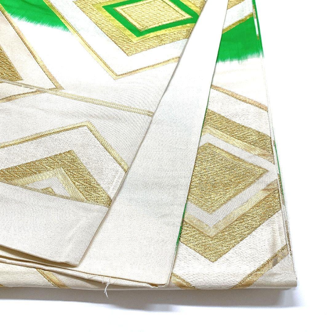 4483# Japanese Vintage Fukuro Obi Belt Kimono Fabric Silk Traditional Untailored
