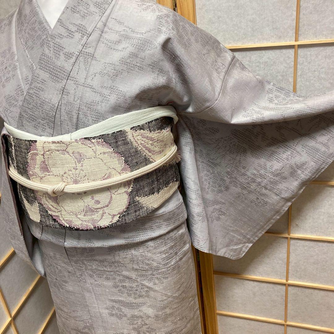 3935# Japanese Kimono Vintage Womens Silk Pongee Fabric Robe Kimono only sold