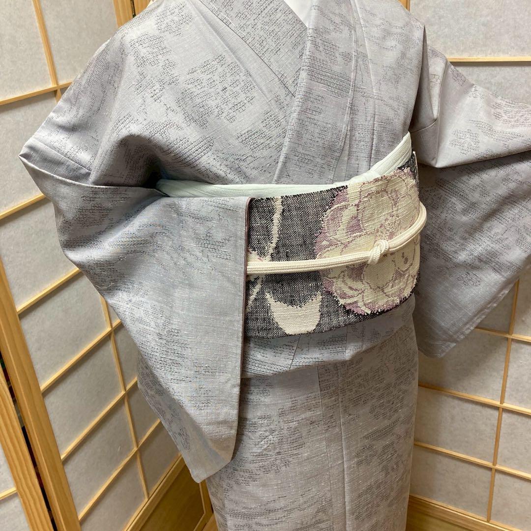3935# Japanese Kimono Vintage Womens Silk Pongee Fabric Robe Kimono only sold