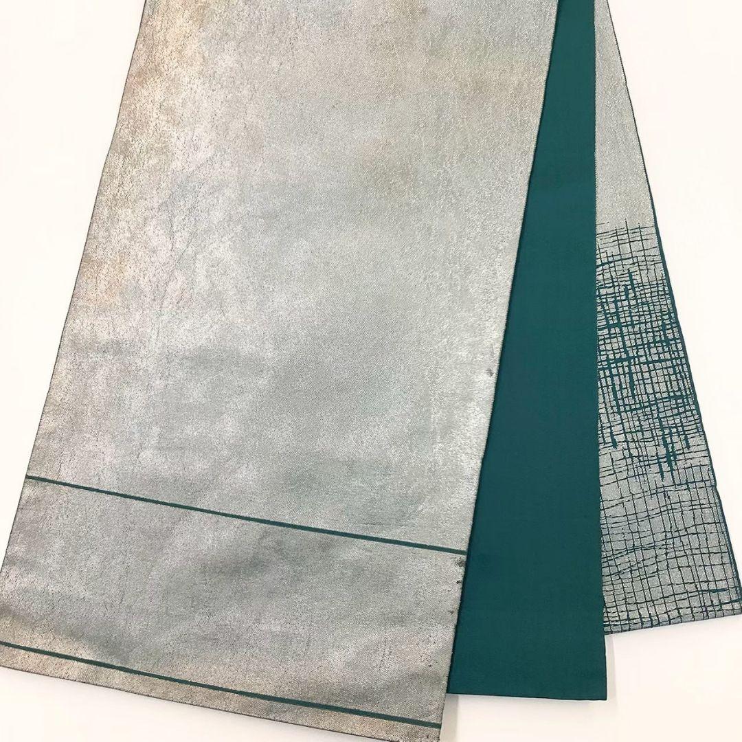 4709# Japanese Vintage Fukuro Obi Belt Kimono Fabric Silk Traditional Untailored
