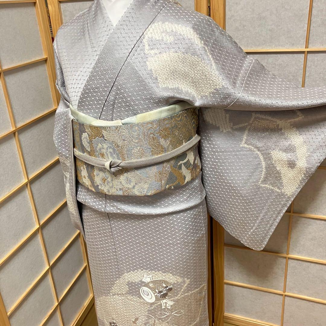 4414# Japanese Kimono Vintage Womens Silk Fabric Robe Kimono only sold Shibori