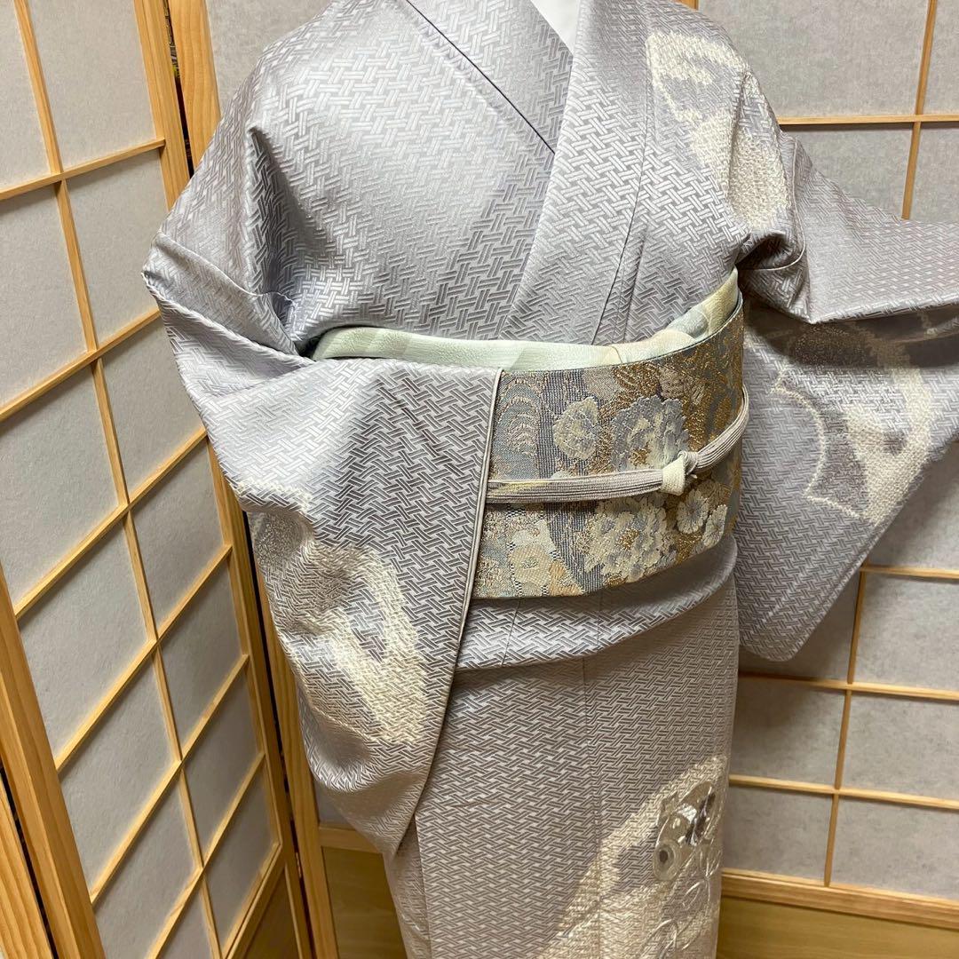 4414# Japanese Kimono Vintage Womens Silk Fabric Robe Kimono only sold Shibori