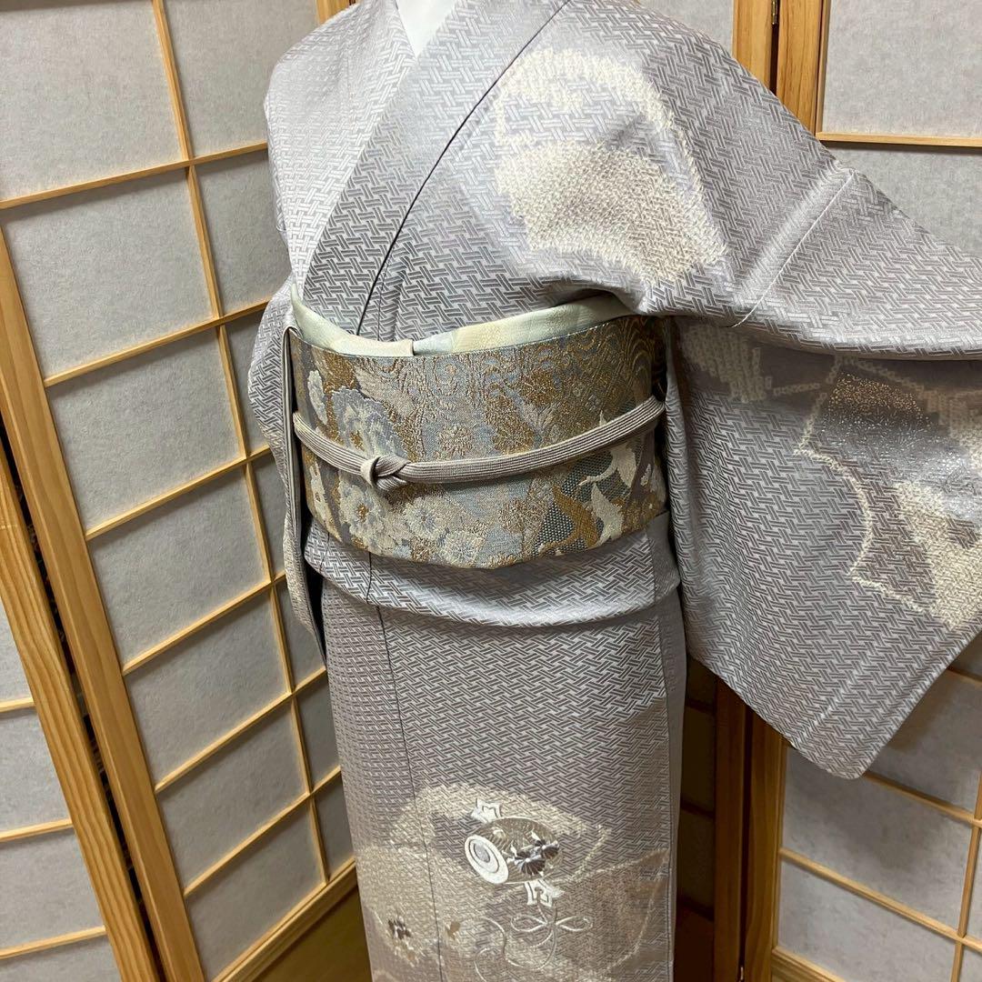4414# Japanese Kimono Vintage Womens Silk Fabric Robe Kimono only sold Shibori