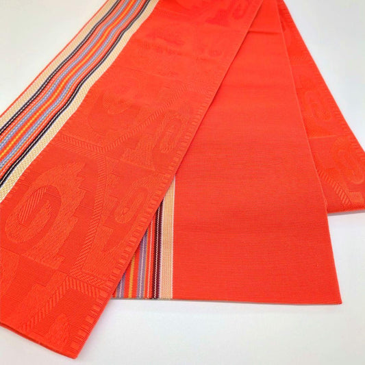 2448# Japanese Vintage Hanhaba Obi Belt Kimono Fabric Yukata Women's Traditional