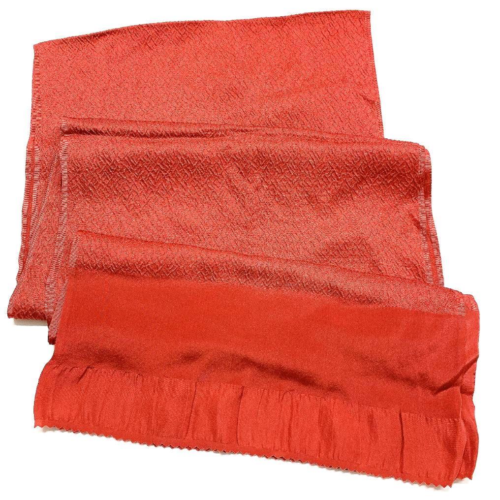 4013# Japanese Kimono Accessory Vintage Obiage and Obijime 2-piece Set Silk