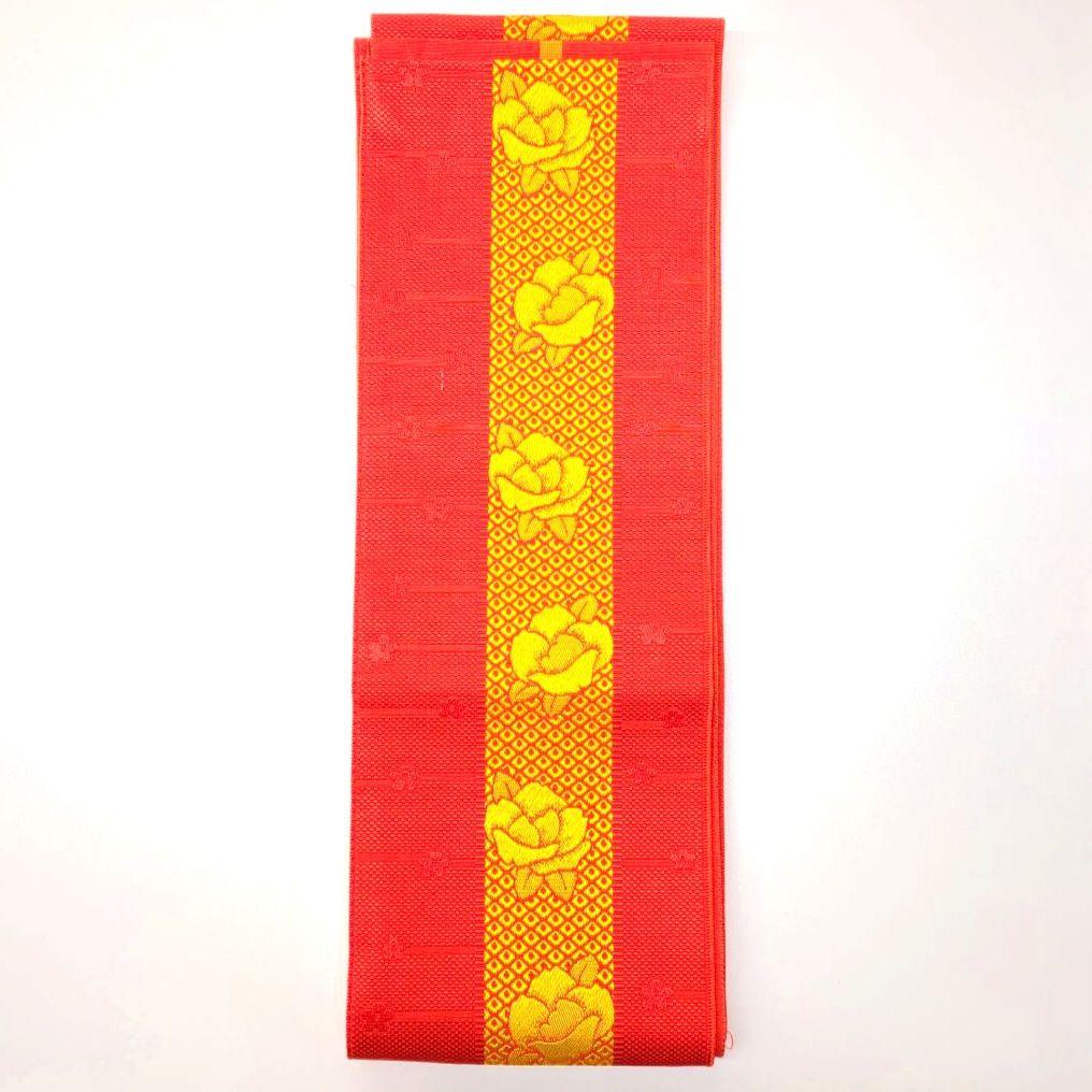 2454# Japanese Vintage Hanhaba Obi Belt Kimono Fabric Yukata Women's Traditional