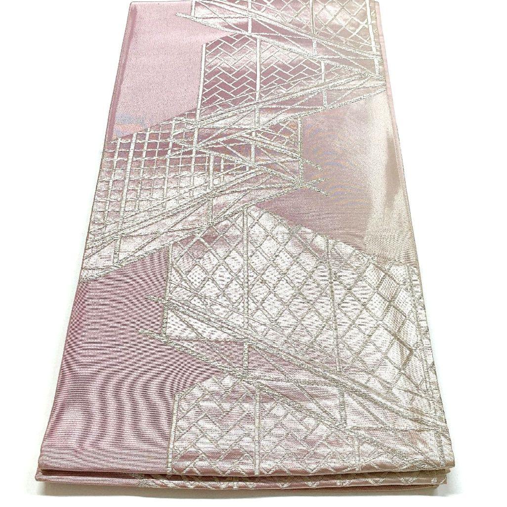 3302# Japanese Vintage Fukuro Obi Belt Kimono Fabric Silk Traditional