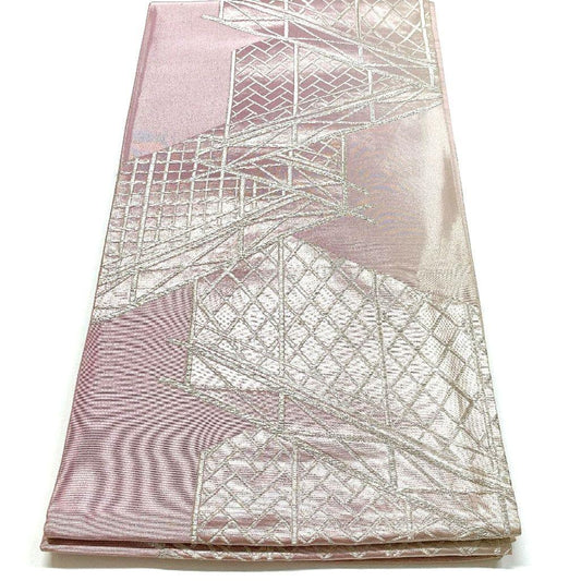3302# Japanese Vintage Fukuro Obi Belt Kimono Fabric Silk Traditional