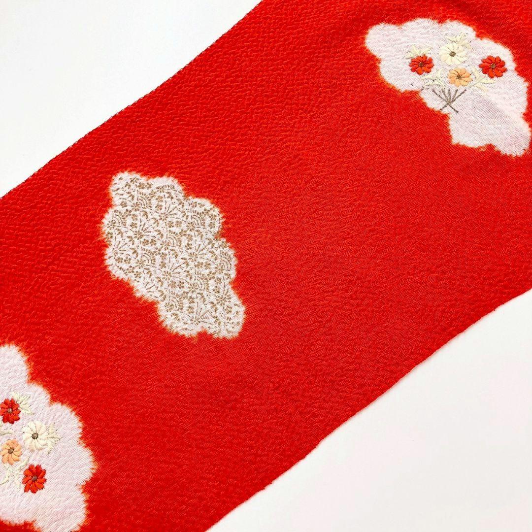3495# Japanese Kimono Accessory Vintage Obiage and Obijime 2-piece Set Silk