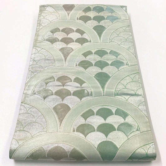 4937# Japanese Vintage Fukuro Obi Belt Kimono Fabric Silk Traditional