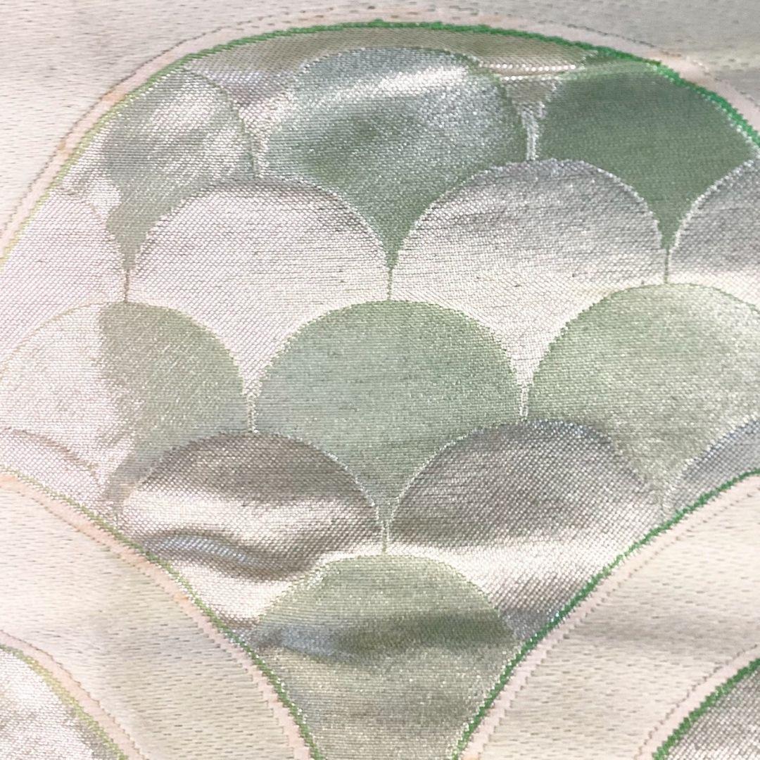4937# Japanese Vintage Fukuro Obi Belt Kimono Fabric Silk Traditional