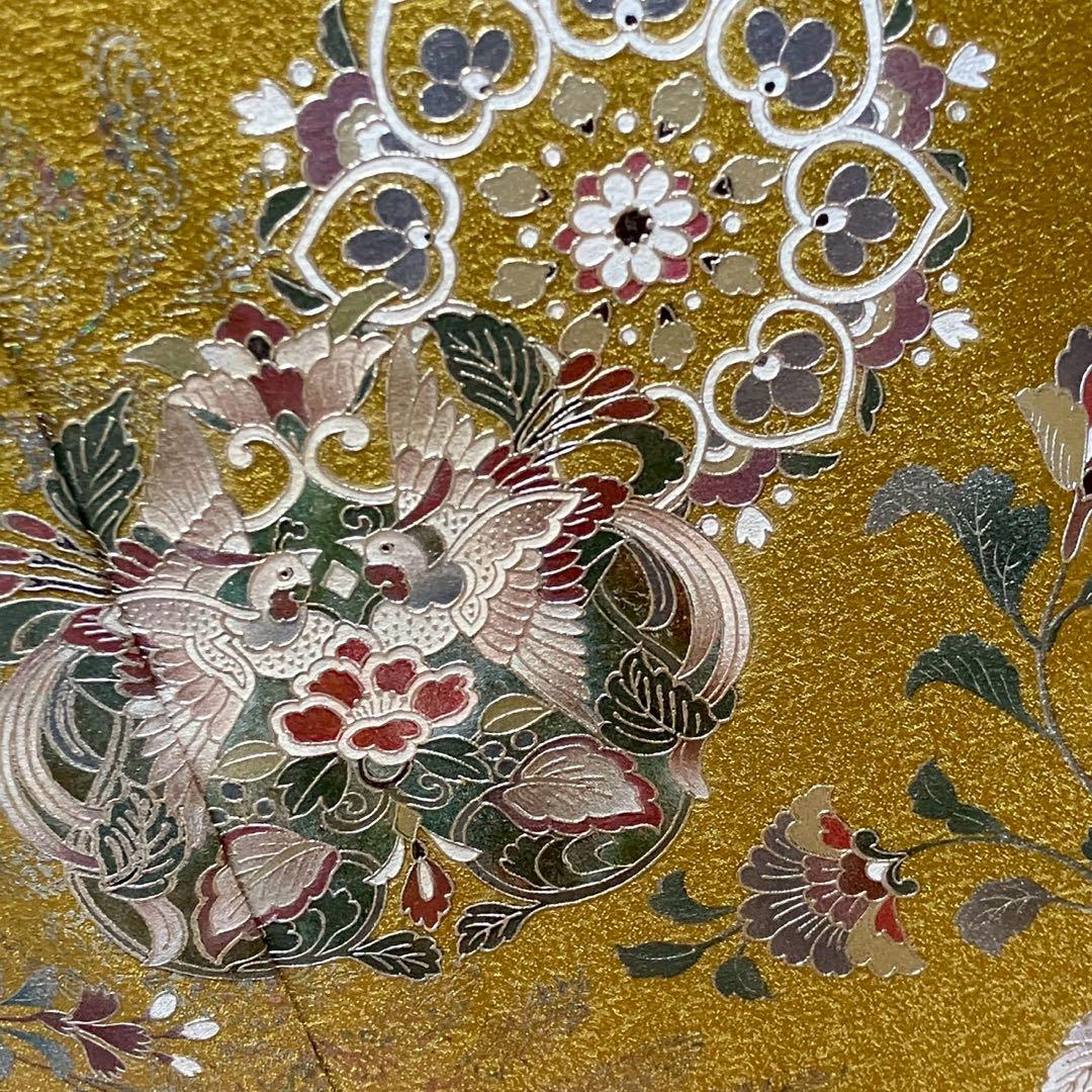 4433# Japanese Kimono Vintage Womens Silk Fabric Robe Kimono only sold