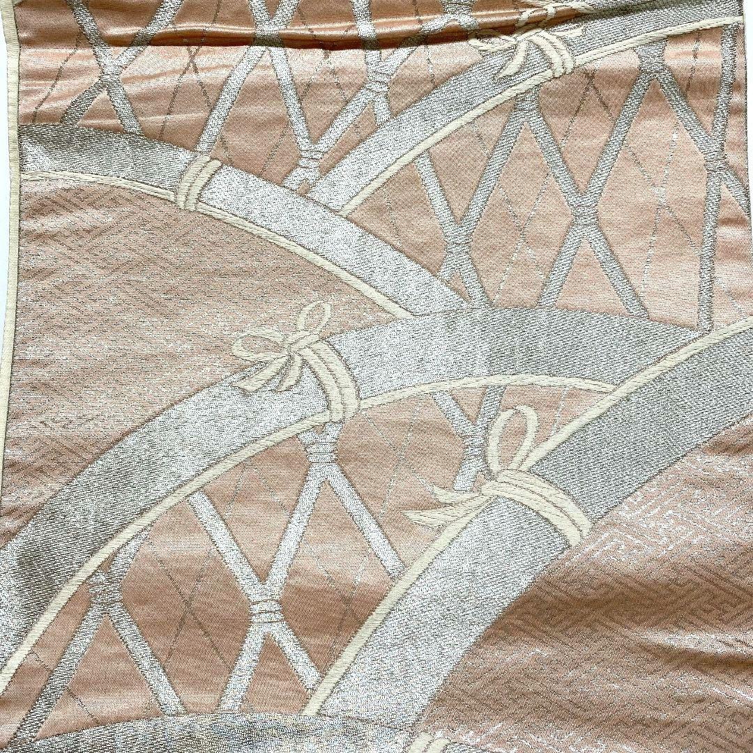 4112# Japanese Vintage Fukuro Obi Belt Kimono Fabric Silk Traditional