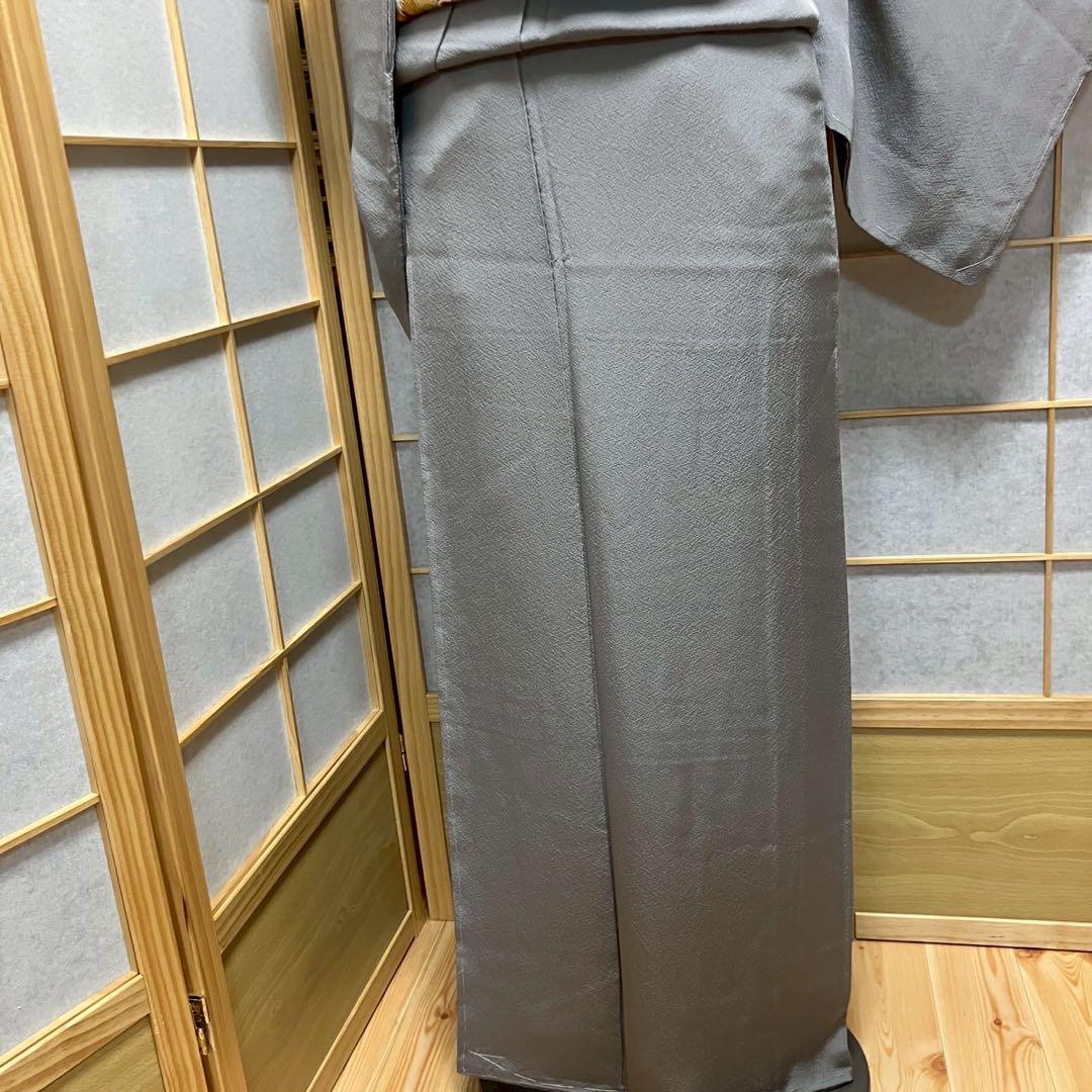 5798# Japanese Kimono Vintage Womens Silk Fabric Robe Kimono only sold Unused