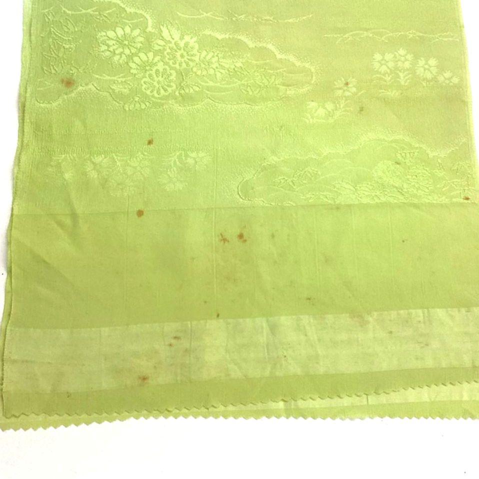 3529# Japanese Kimono Accessory Vintage Obiage and Obijime 2-piece Set Silk