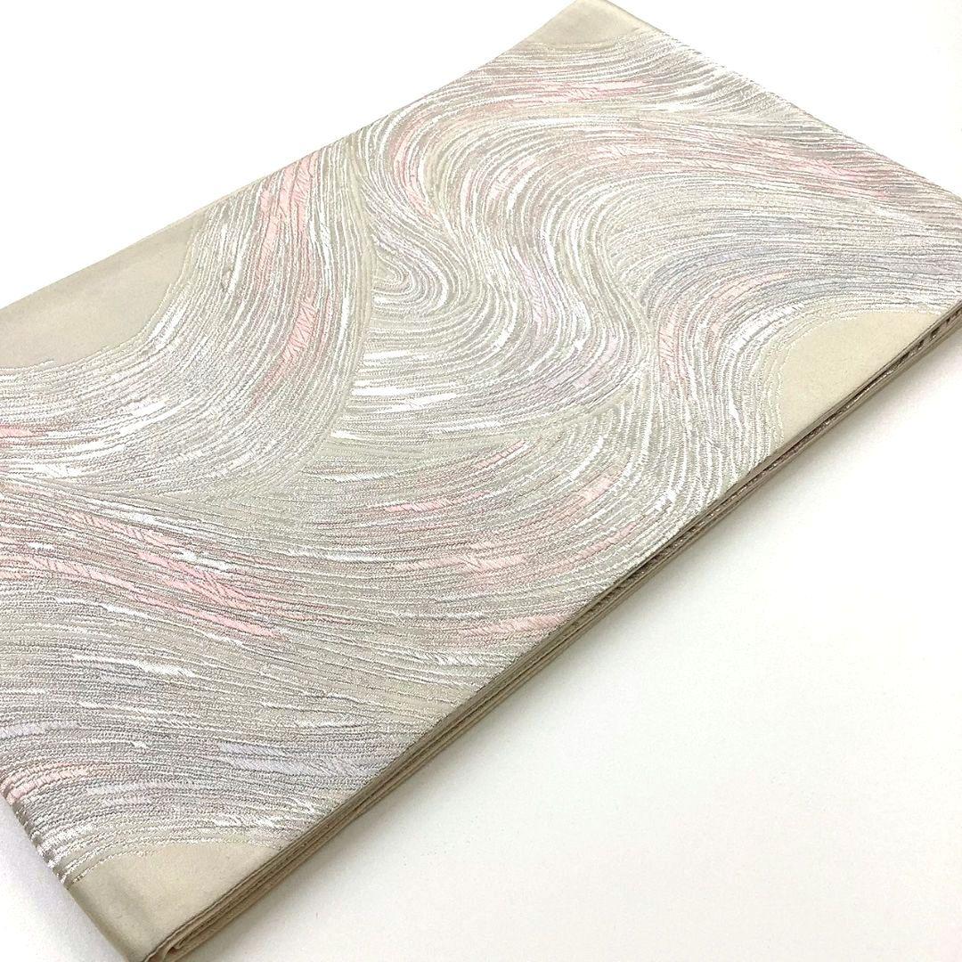 4991# Japanese Vintage Fukuro Obi Belt Kimono Fabric Silk Traditional