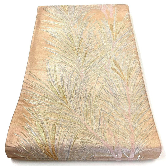 4247# Japanese Vintage Fukuro Obi Belt Kimono Fabric Silk Traditional