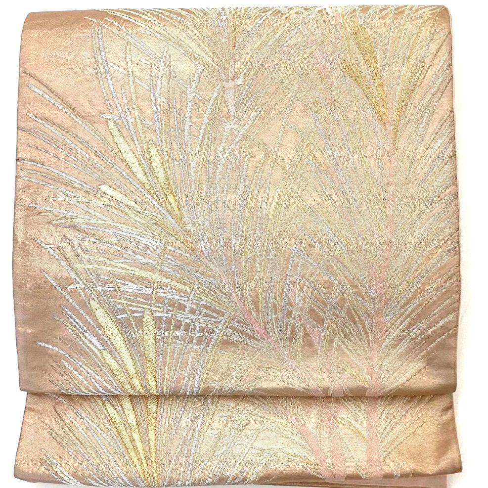 4247# Japanese Vintage Fukuro Obi Belt Kimono Fabric Silk Traditional