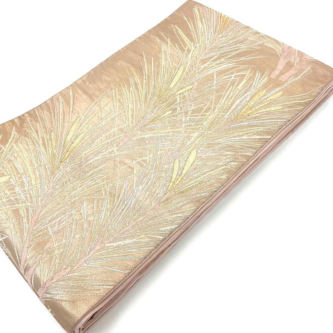 4247# Japanese Vintage Fukuro Obi Belt Kimono Fabric Silk Traditional
