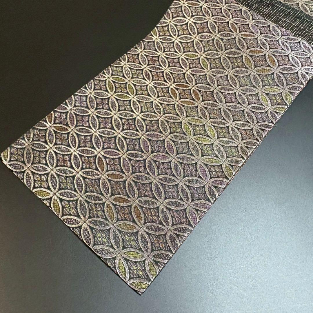 6155# Japanese Vintage Fukuro Obi Belt Kimono Fabric Silk Traditional