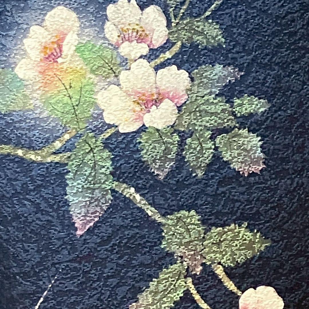 8092# Japanese Kimono Vintage Womens Silk Fabric Robe Kimono only sold