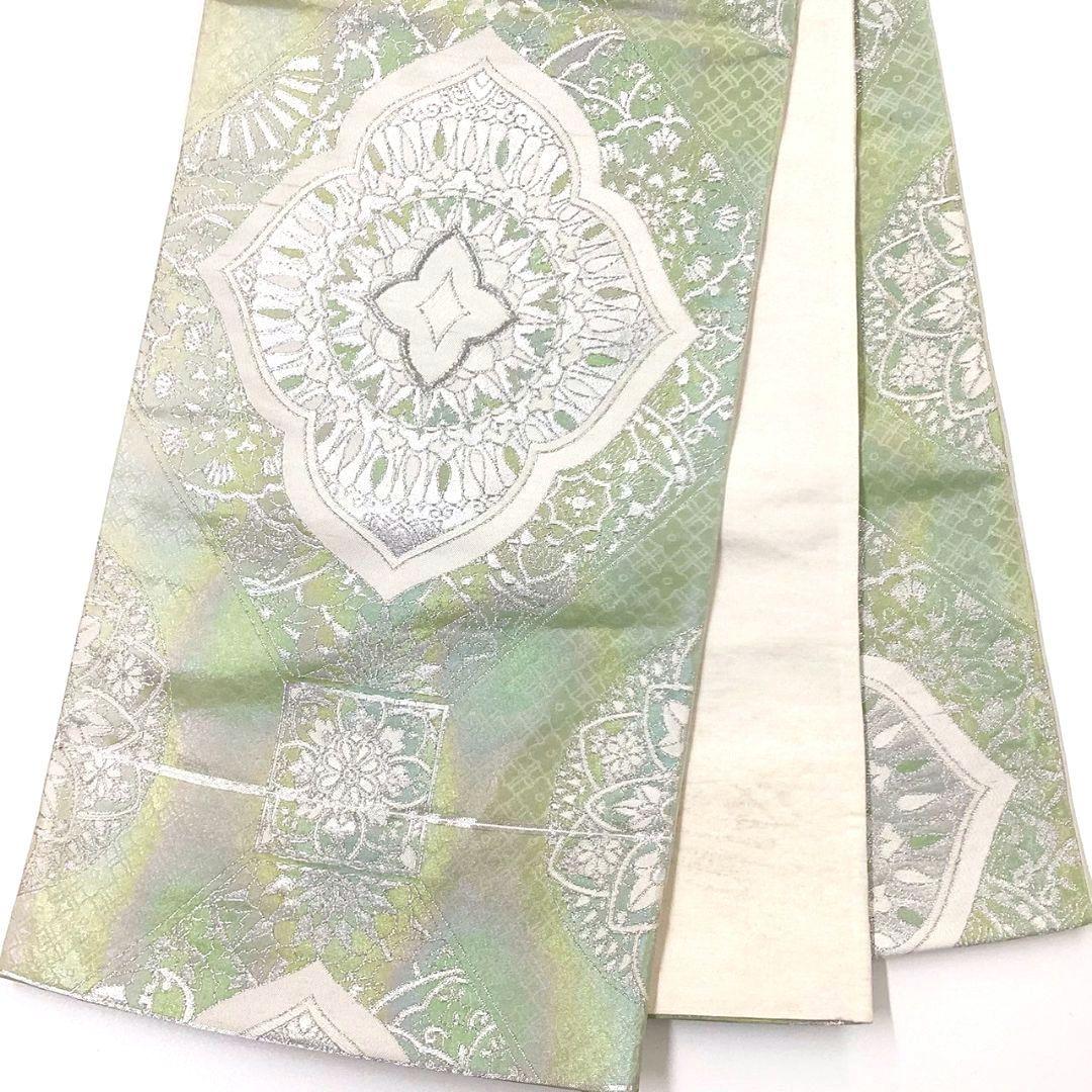 4290# Japanese Vintage Fukuro Obi Belt Kimono Fabric Silk Traditional Untailored