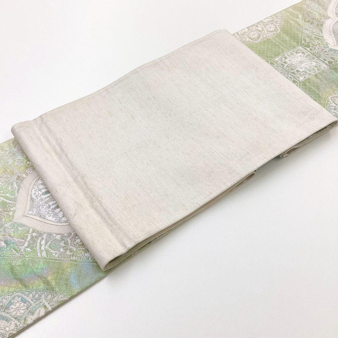 4290# Japanese Vintage Fukuro Obi Belt Kimono Fabric Silk Traditional Untailored