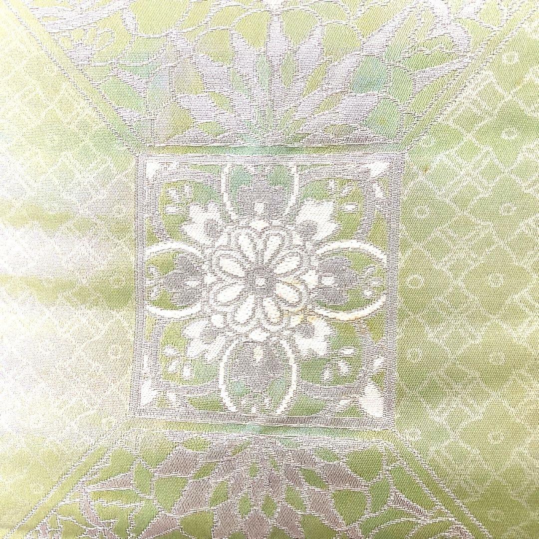 4290# Japanese Vintage Fukuro Obi Belt Kimono Fabric Silk Traditional Untailored