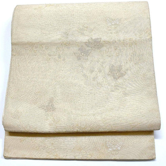 4097# Japanese Vintage Fukuro Obi Belt Kimono Fabric Silk Traditional Summer